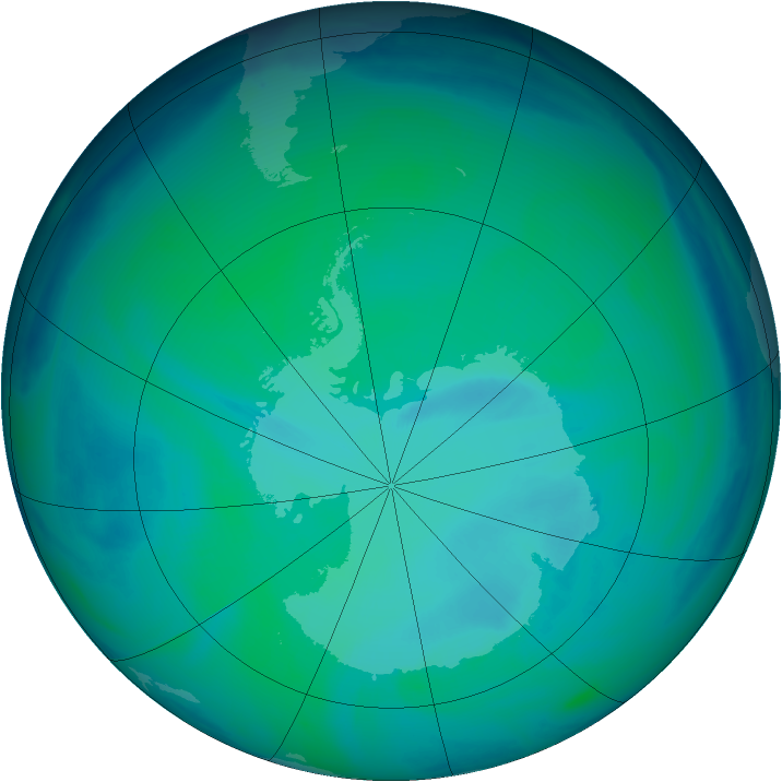 Ozone Map 2006-12-24